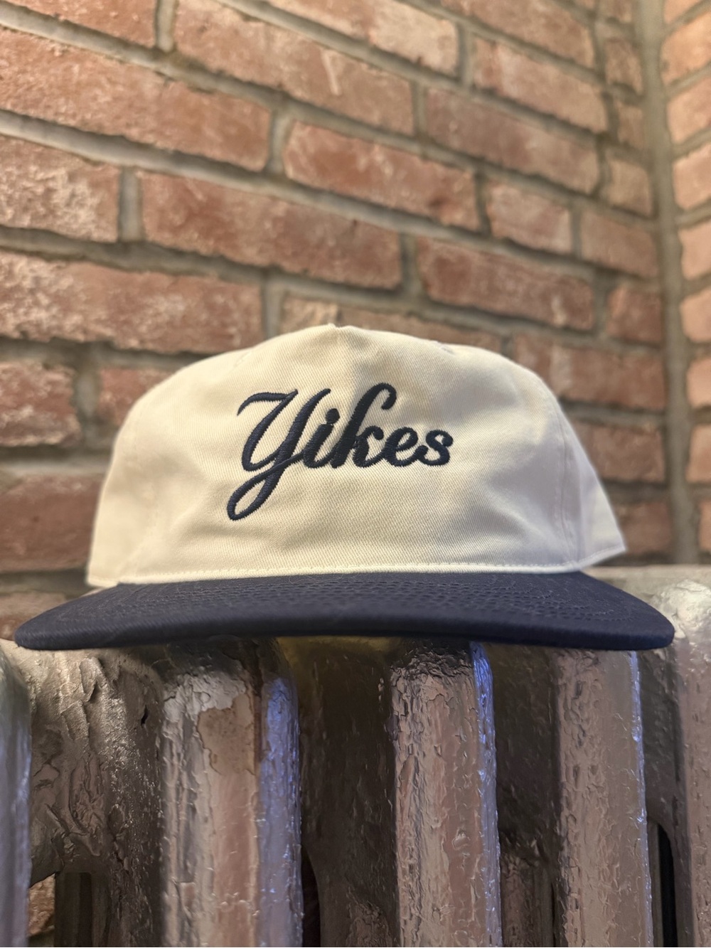 Yikes Yankees Script Hat - unworn